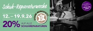 20% auf alle Schuhreparaturen